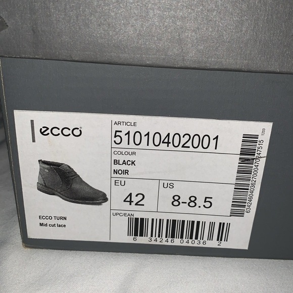 Gently Loved Mens Mid Calf Lace Shoe by ECCO main image 4